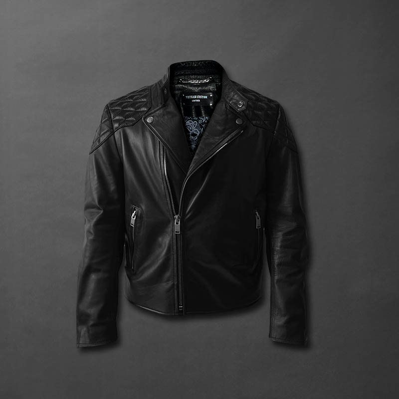 GONZALEZ PADDED BIKER JACKET