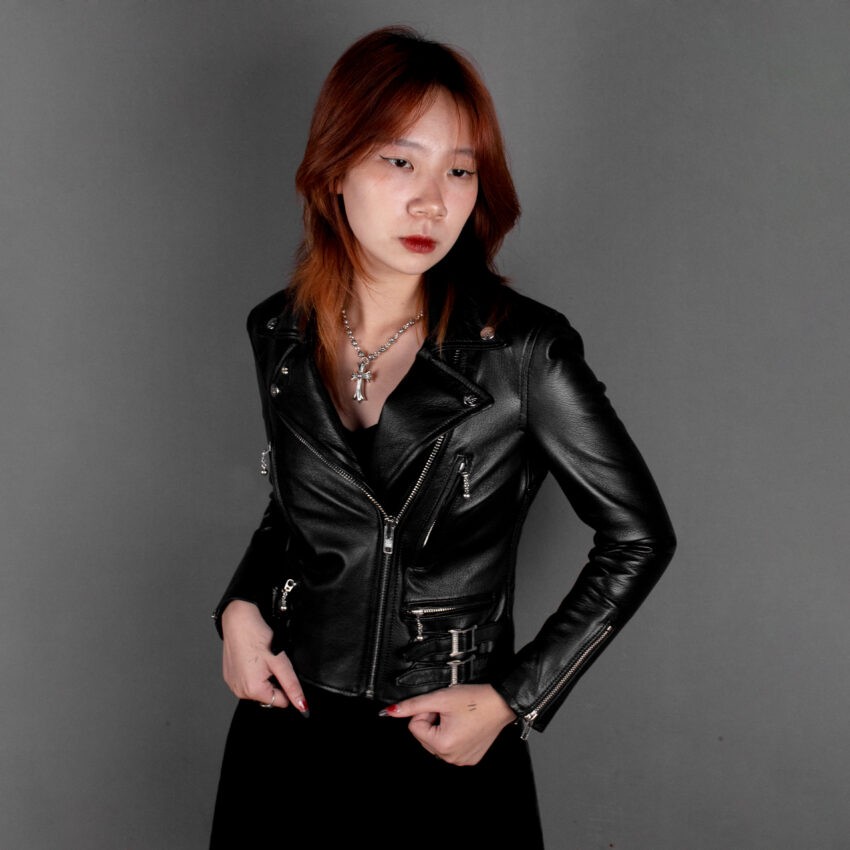 TERMINATOR LADY BIKER JACKET - Image 9