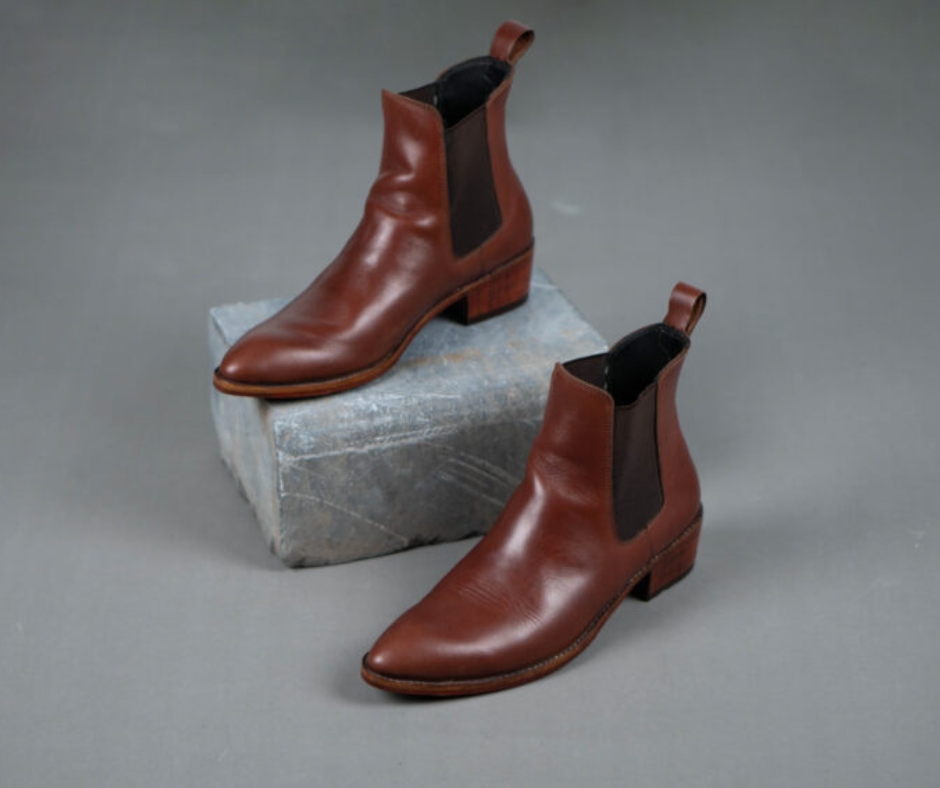 giày boot nam da bò